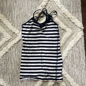 ✅Wet seal Navy & white stripe tank, never worn, sz m